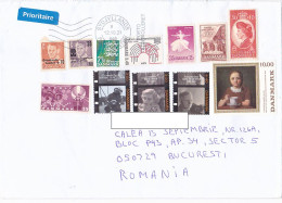 KING FREDERICK IX, ACTORS, PERSONALITIES, PAINTING, PARLIAMENT, FINE STAMPS ON COVER, 2021, DENMARK - Cartas & Documentos