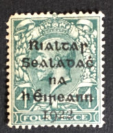 1922 - Ireland - King George V - Overprint : Provisional Government Of The Ireland 1922 - 5 Pence New - Gebraucht