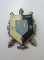 Insigne De Régiment/sans Cuir/Ecu Mi-fleur De Lys-mi-hermine /21émeBataillon Du Matériel/ Delsart / Vers 1970-80  PUC26 - Landmacht