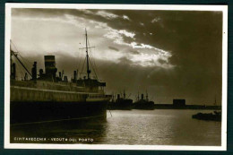 VX057 - CIVITAVECCHIA - VEDUTA DEL PORTO - NAVI BOAT SHIP 1930 CIRCA ROMA - Civitavecchia