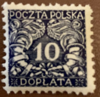 Poland 1919 Postage Due Northern Poland 10 H - Used - Impuestos