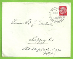 Brief Met Duitse Zegel Met Stempel MALMEDY Op 25/10/40 (Oostkantons- Canton De L'est) (B10527) - OC55/105 Eupen & Malmédy