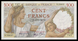 France 100 SULLY  24/10/1940  NEUF UNC Parfait - 100 F 1939-1942 ''Sully''