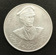 Libia Libya Socialist People's Republic Silver Medal 1979 Muammar Gaddafi 10th Anniversary, KM-X4 E.088 - Libya