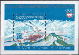 DDR 1975 Mi-Nr. Block 43 ** MNH - 1971-1980