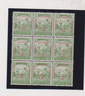 HUNGARY 1919 SZEGED SZEGEDIN Locals Mi 8 Bloc Of 9  MNH - Carné