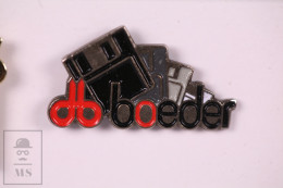 Pin DB Boeder Computer Diskettes- 25 X 14 Mm - Butterfly Fastener - Informatik