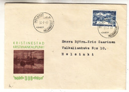 Finlande - Lettre De 1949 - Oblit Helsinki - Port - Maison Communale - - Covers & Documents