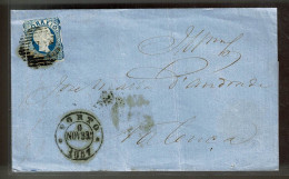 Portugal, 1857, # 12, Porto-Valença - Lettres & Documents
