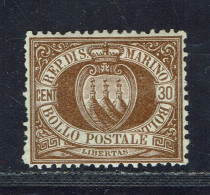 Saint-Marin. 1877-90. N° 6 Neuf Charnière. X . TB. - Nuevos