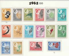 Swaziland 1962 Queen Elizabeth II - Local Motifs Serie 92/107  MNH** - Swaziland (...-1967)