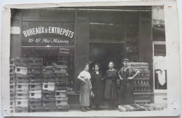 CARTE PHOTO - COMMERCE D'ALCOOL - RUE DES BOUQUETIERS - LYON - Restaurants