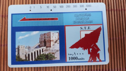 Phonecard 1000 Units Used Rare ! - Syria