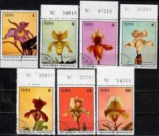 1972 Orquídeas Tropicales Sc 1677-83 / YT 1556-62 / Mi 1751-7 / SG 1908-14 Usado / Used  / Oblitéré / Gestempelt [zro] - Gebraucht