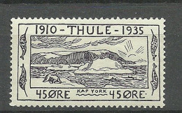 DENMARK THULE 1935/36 Michel 5 * - Thulé