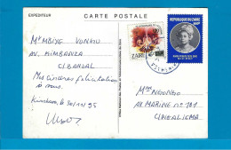 Zaire Carte Postale Kinshasa Naar Ngaliema 30/11/1996 UNG - Storia Postale
