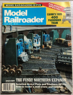 Magazine Model Railroader 1986 Maquettisme Train - Inglés