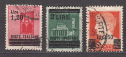 Italy Social Republic 1945 Mi#667-669 Used - Usados