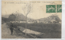 D 83.  LA GARDE.  AVENUE DE LA GARE.  CARTE ECRITE - La Garde