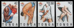 TONGA 1992 - OLYMPICS BARCELONA'92 - YVERT Nº 887/880 - MICHEL 1229/32 - SCOTT 815/18 - Kunst- Und Turmspringen