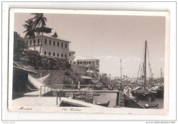 Uganda Kenya Tanganyika USED STAMPS Kenya MOMBASA OLD HARBOUR 1950s Postcard - Kenia