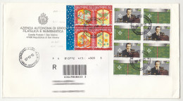 San Marino 4 Large Format Letter Covers Posted Registered 2006-2010 B230510 - Lettres & Documents