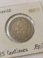 France, 25 Centimes Patey 1er Type 1903 - 25 Centimes