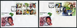 Guinea Bissau 2023, Sport, Pele', 5val In BF+BF In 2FDC - Gebruikt