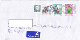 QUEEN MARGRETHE II, THOR MOVIE, COMICS, FINE STAMPS ON COVER, 2022, NETHERLANDS - Lettres & Documents