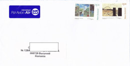 PAINTINGS, FINE STAMPS ON COVER, 2021, NEW ZEELAND  - Lettres & Documents
