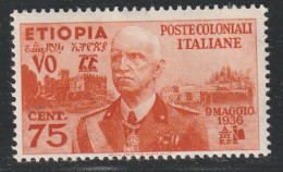 ETHIOPIE - Occupation Italienne - N°6 * (1936) Victor Emmanuel III - Etiopía