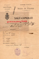 76- FECAMP- RARE SAUF CONDUIT MAIRIE-LE HAVRE -ROUEN  JEANNE GOTTVALES NE ST SAINT AMAND 11-9-1890- - Documenti Storici
