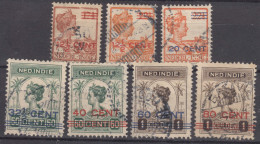 Netherlands Indies India 1921 Mi#132-138 Used - Indie Olandesi