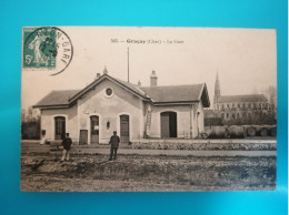 18 - CHER -  GRACAY - La Gare - Graçay