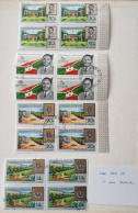 Burundi - 252/255 - Blocs De 4 - Premier Anniversaire De La République - 1967 - Used Stamps
