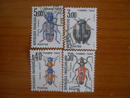 France  Taxe 109/112 Obl - 1960-.... Afgestempeld