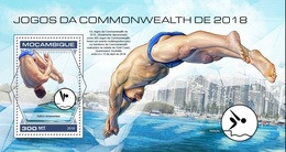 Mozambico 2018, Commonwealth Games, Swimming, BF - Kunst- Und Turmspringen