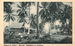 CONGO - Missions De Scheut : Macassar - Habitations De Chrétiens - Carte Postale Ancienne - Other & Unclassified