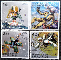 Burundi 1968 Airmail - Space Exploration  Stampworld N° 409 à 412 Série Complète - Poste Aérienne