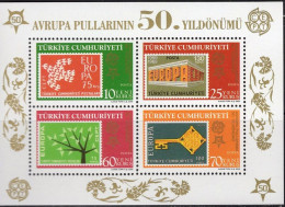 Türkey 2005 - Historische Ausgaben 50 Jahre Europa-Marken Aus Der Katalog:  Türkei Block 59 A ** (€10,-) - Unused Stamps