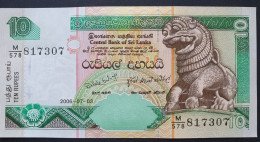 Billete De Banco De SRI LANKA - 10 Rupees, 2006  Sin Cursar - Sri Lanka