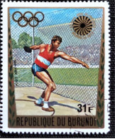 Burundi  1972 Airmail - Olympic Games - Munich, Germany  Stampworld N° 875 - Airmail