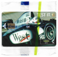 Spain - Telefónica - West Tobacco Formula 1 - CP-191 - 08.2000, 6.01€, 8.200ex, NSB - Werbekarten