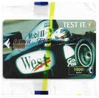 Spain - Telefónica - West Tobacco Formula 1 - CP-195 - 12.2000, 6.01€, 3.075ex, NSB - Commemorative Advertisment