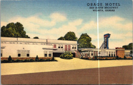 Kansas Wichite The Osage Motel Curteich - Wichita