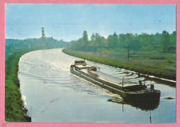 EP233  CP  VIEUX-CONDE   (Nord)   Le Canal De L'Escaut -  Péniche  ++++++ - Vieux Conde