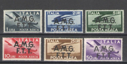 TRIESTE A 1947 POSTA AEREA DEMOCRATICA SERIE CPL. ** MNH QUALITA' BOLAFFI - Luftpost