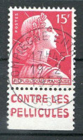 Réf 59 CL2 < -- FRANCE < N° 1011a PUB PETROLE HAHN " PELLICULES " Cachet Compiegne Entrepot < Muller Ø Used Ø Oblitéré - Gebraucht