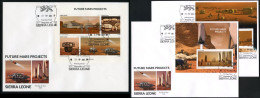 Sierra Leone 2022, Space, Mars Project, 4val In BF+2BF In 3FDC - Afrika