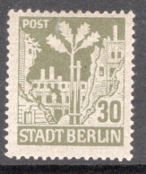 Berlin - Brandenburg 1945 Single 30pf Stamp Arms Of Berlin In Mounted Mint - Berlino & Brandenburgo